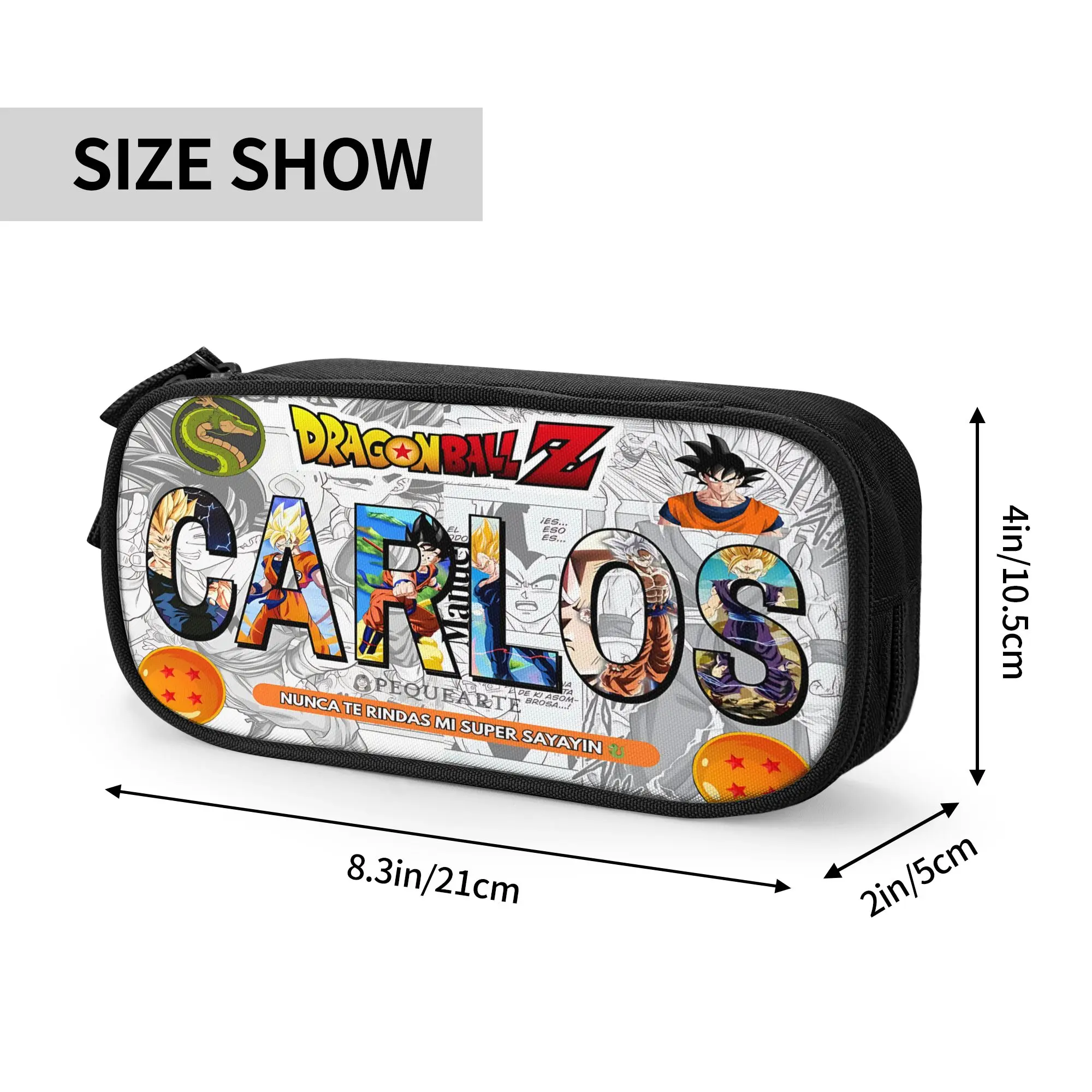 Custom Dragon Ball Z Large Capacity Bags for Child  School Pencil Bag for Boys Gilrs Kids