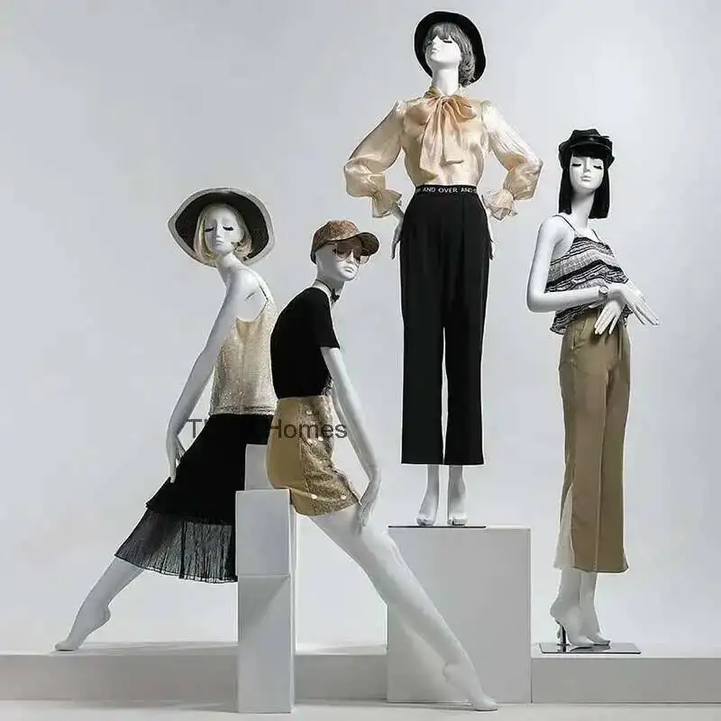 

Домашний манекен, магазин одежды, женские манекены всего тела, скандинавская витрина, женский оконный манекен, материал из стекловолокна