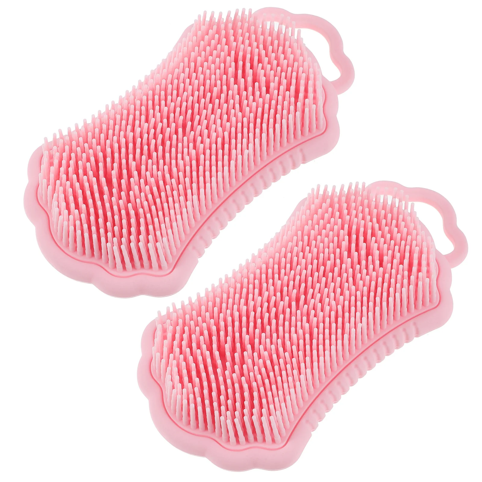 

2Pcs Hair Scalp Massager Brush Double Sided Body Scrubber for Exfoliating Shower Use Lightweight Ergonomic Design Bathing