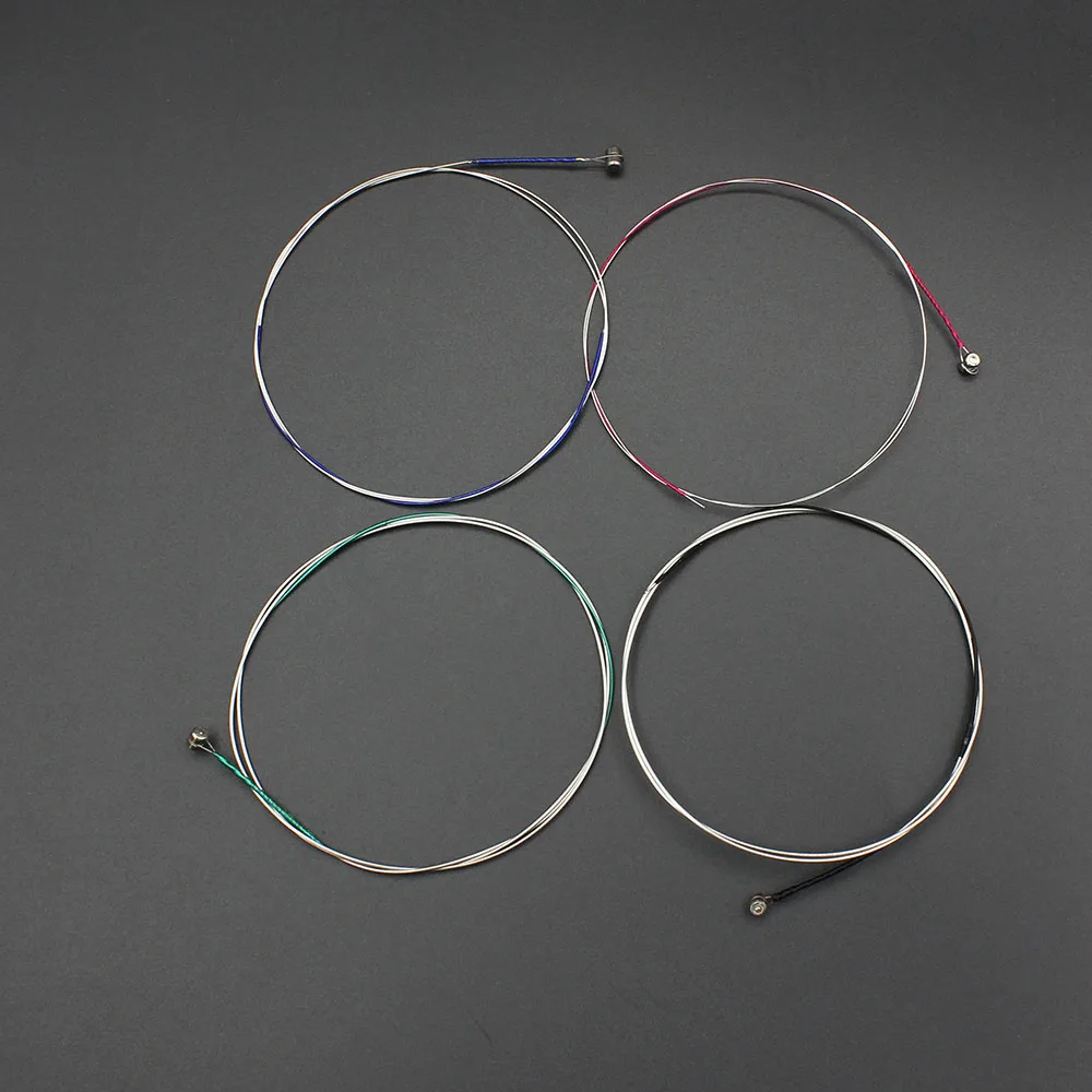 4 Stück Ein Satz Violinsaiten E-A-D-G Stahlkern Nickel Silber umsponnen Exquisite Saitenmusikinstrument Teile Zubehör – Detail 12