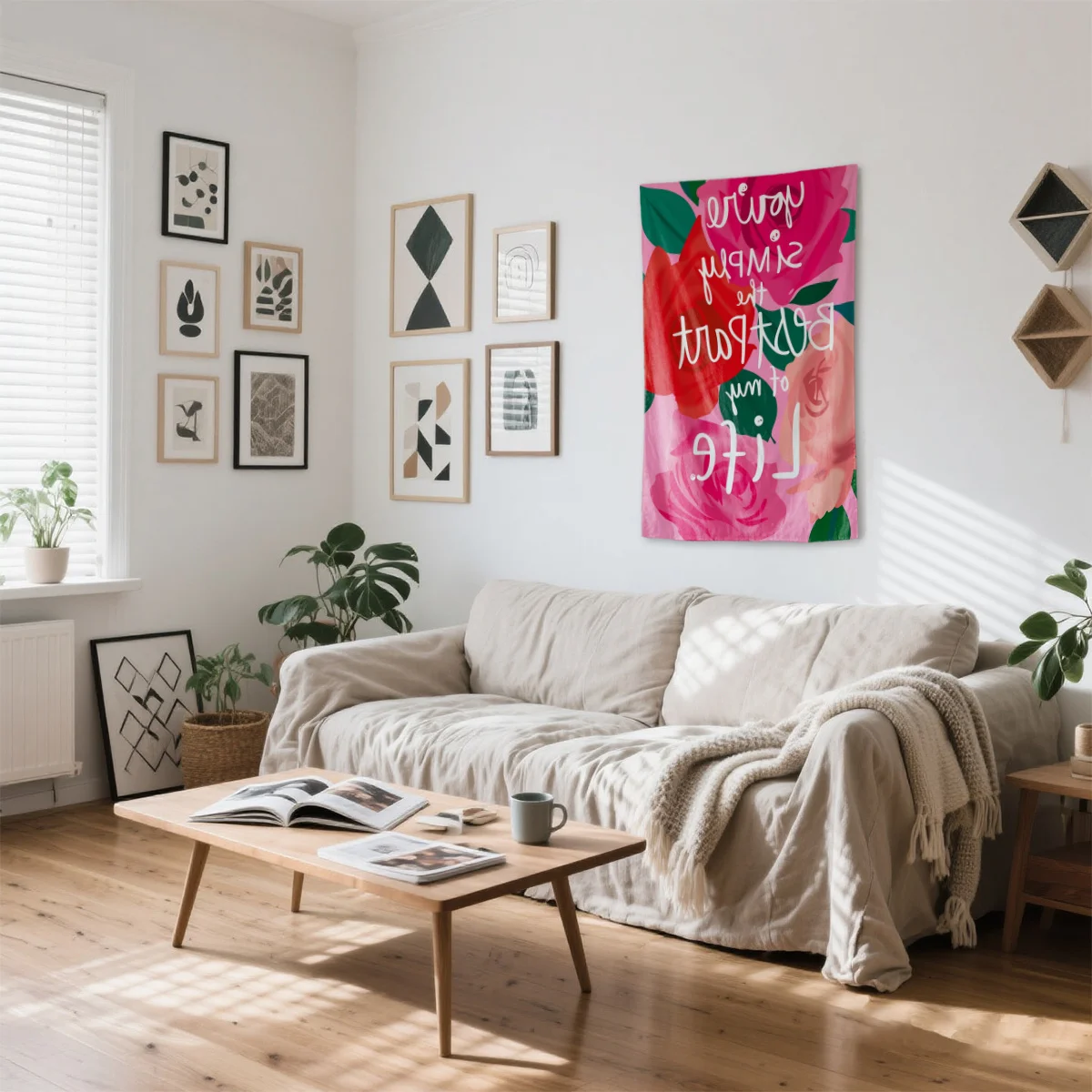 you re simply the best part Digital printing polyester wall tapestry suitable for use living rooms bedrooms offices bars party