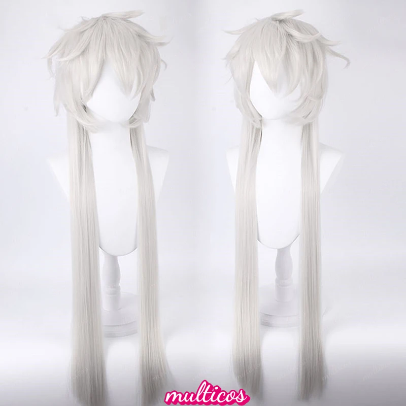 

Anime 65CM Long Anime Kuroshitsuji Black Butler Undertaker Wigs Under taker Heat Resistant Hair Cosplay Wig + Wig Cap