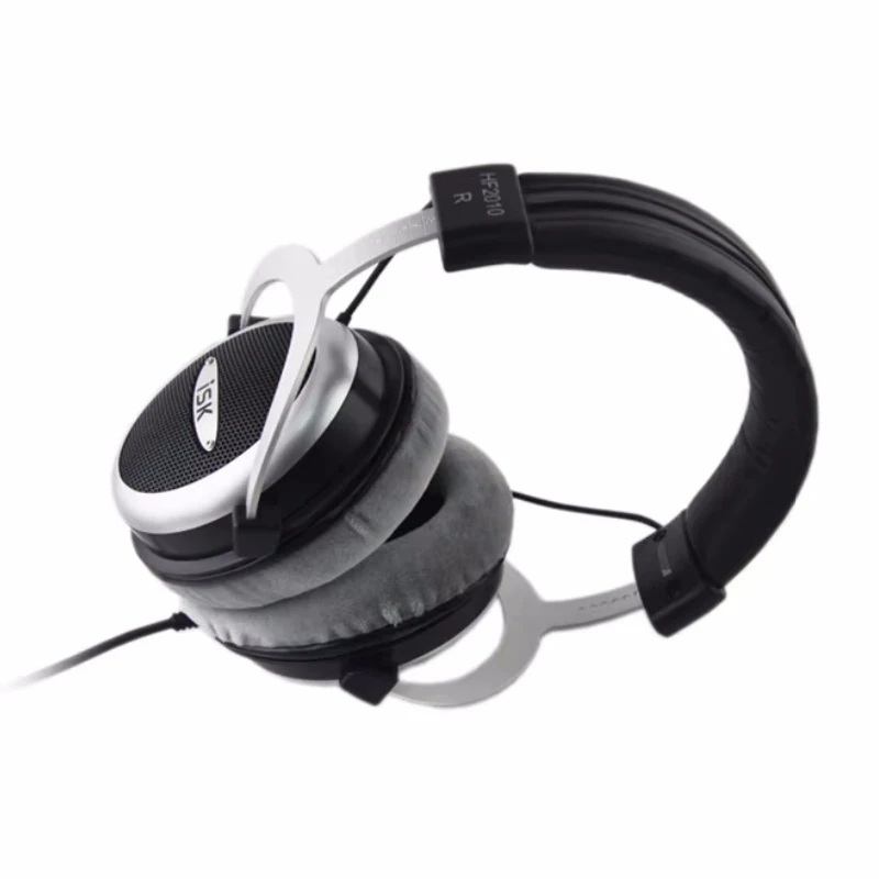 Original iSK HF2010 semi-open monitor headphone HiFi stereo earphone studio recording audio headset noise canceling headphones