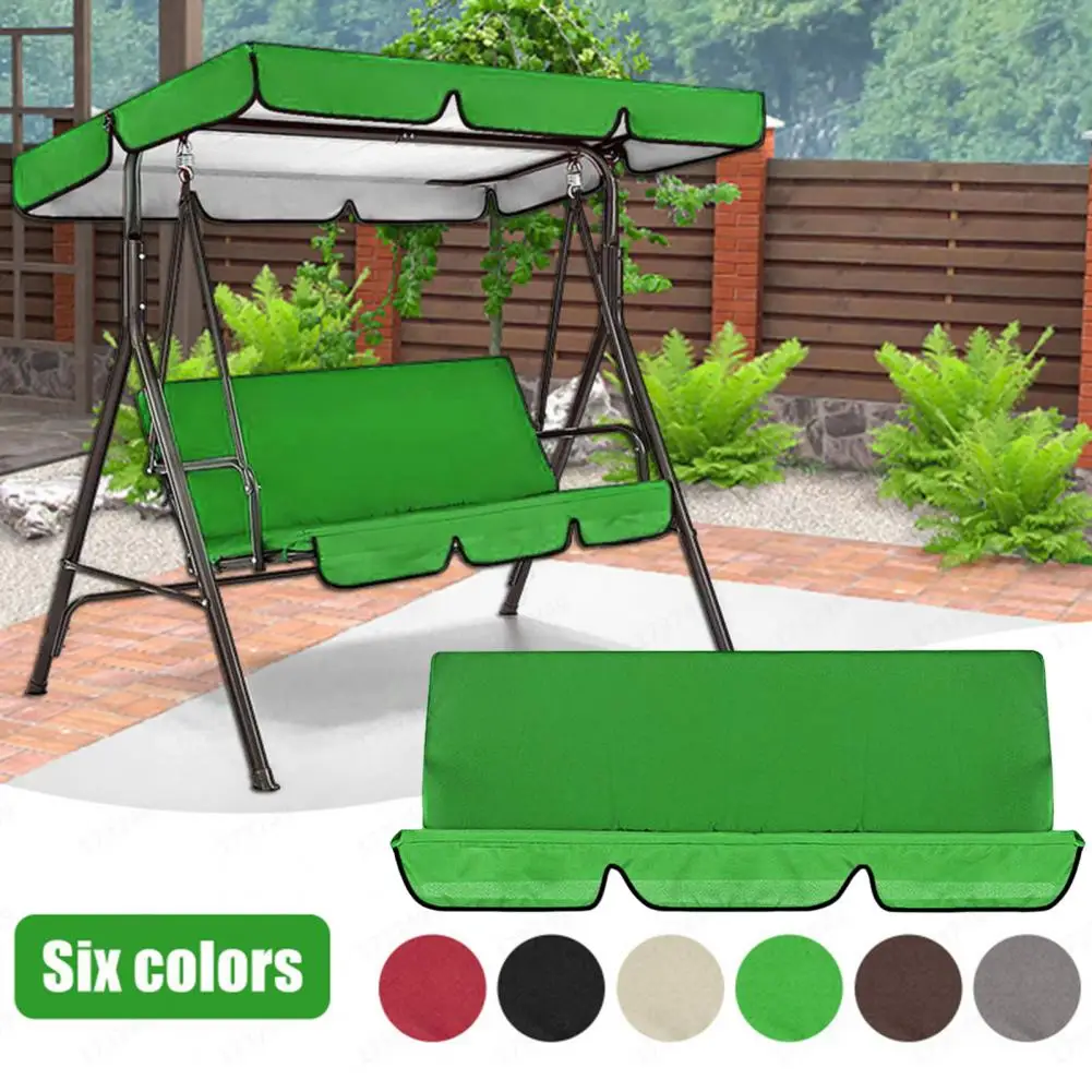 

Garden Swing Seat Cushion Waterproof Dustproof Thickened Furniture Cover Sunshade Seat Swing Chair Hammock 3 Seater Replacement