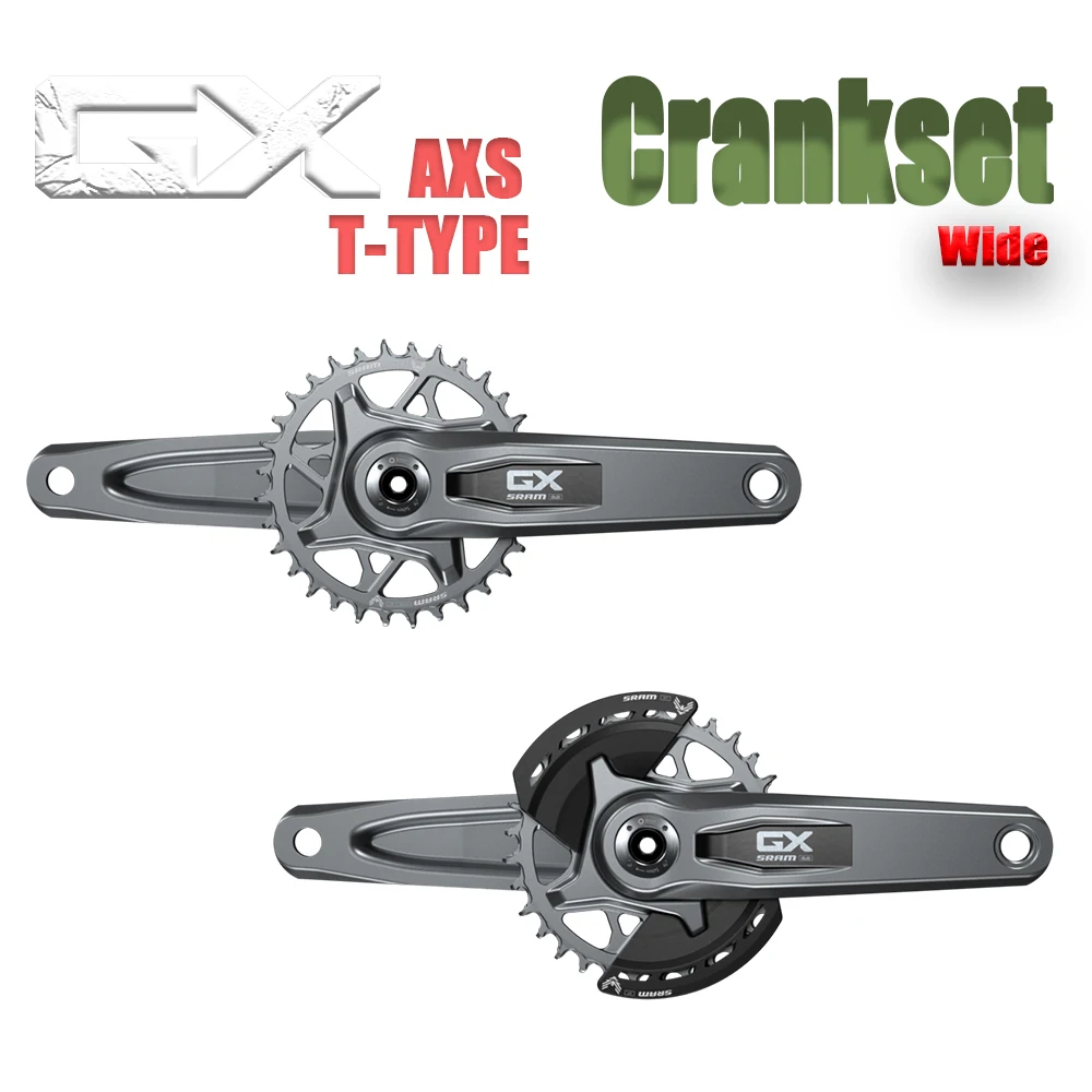 2024 Original SRAM GX Eagle AXS Transmission DUB Crankset 34T 170mm 175mm T TYPE Bashguards Wide Bottom Bicycle Accessories