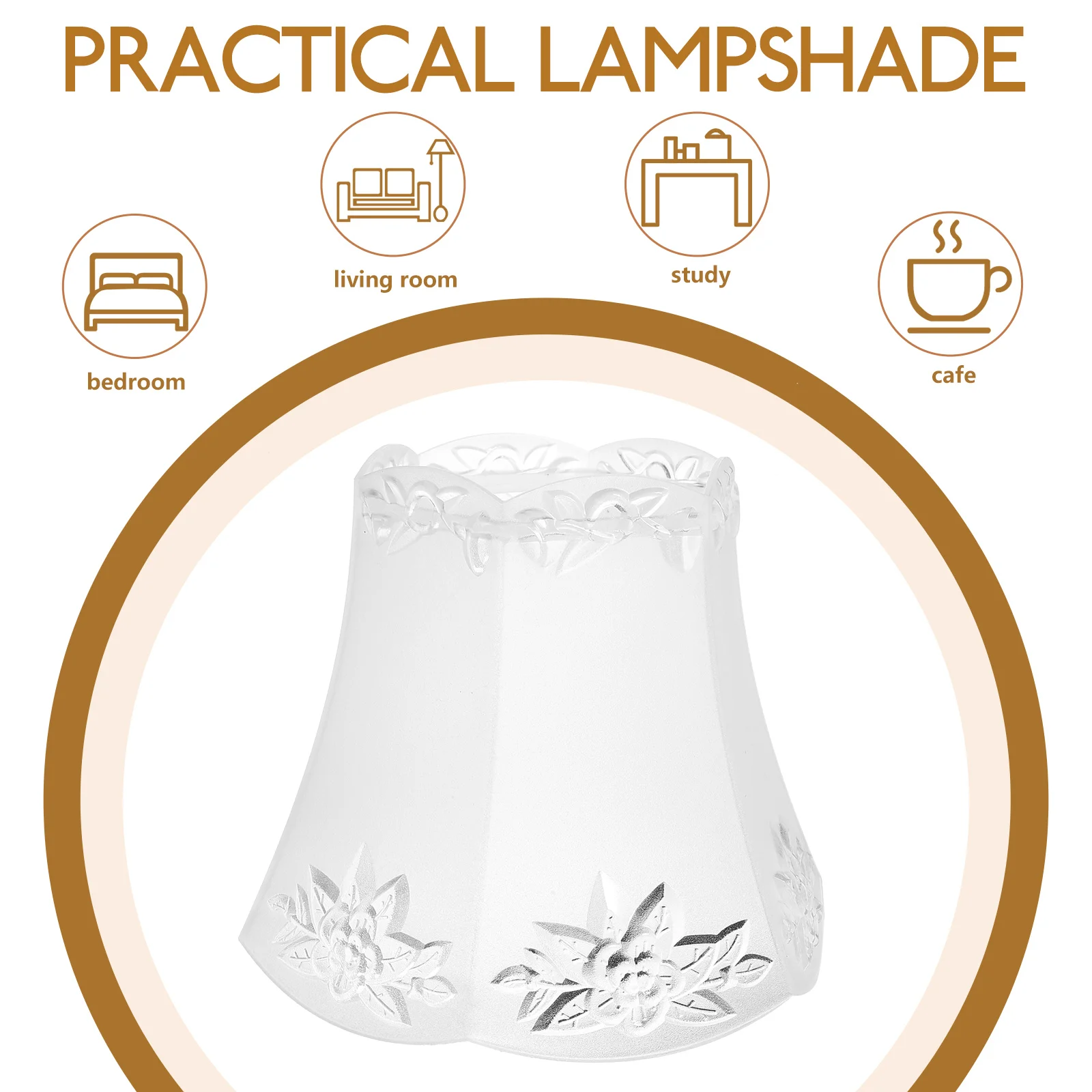 

Creative Plastic Ceiling Lamp Shade Chandelier Cover Bedroom Bathroom Living Room Simple Chic Light Fixture Replacement