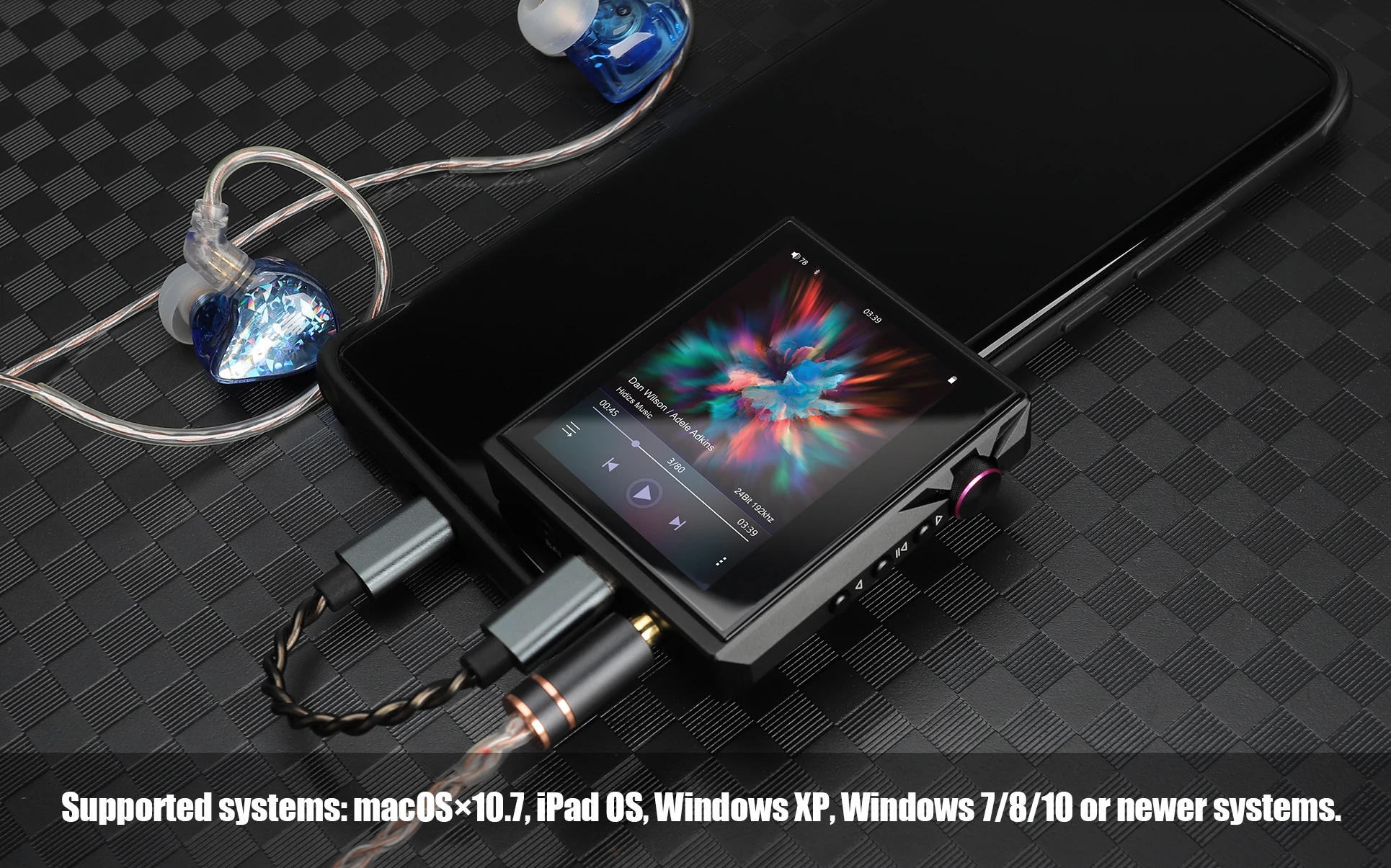 Hidizs-ポータブルミュージックmp3プレーヤー、ハイレスオーディオ