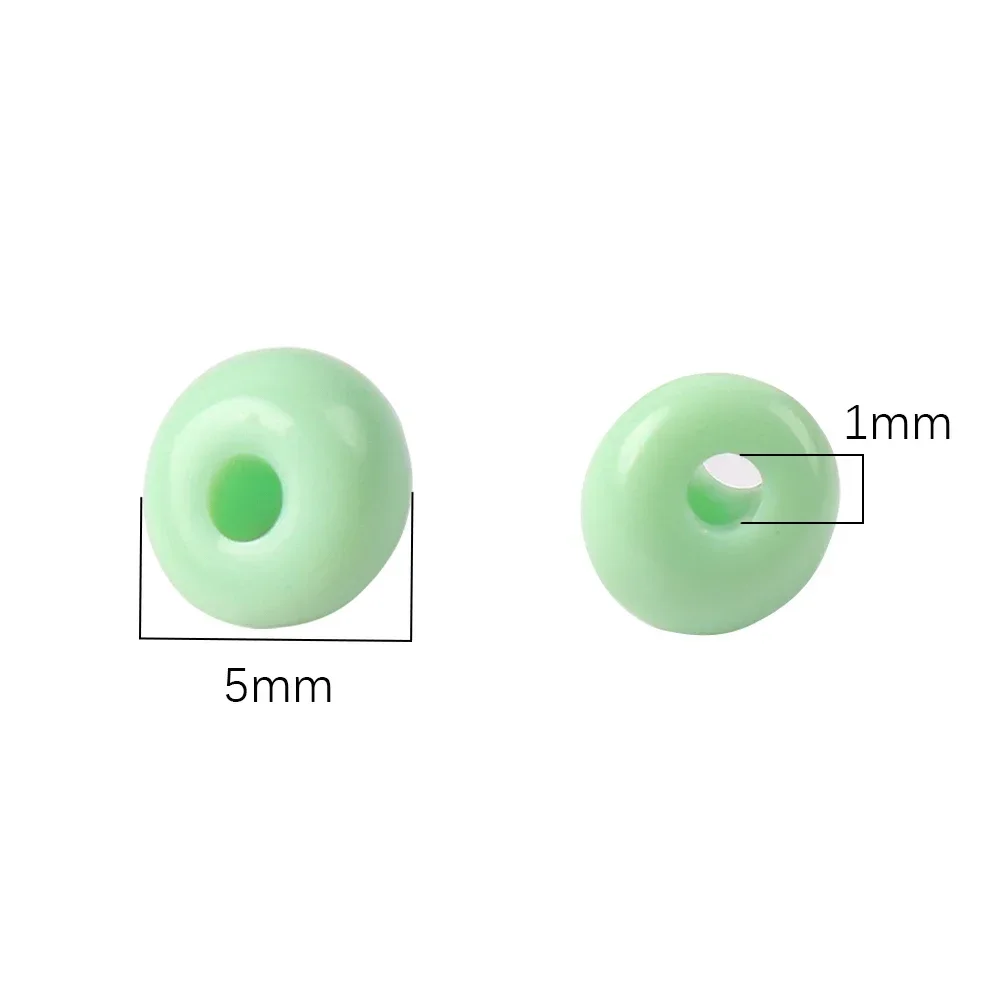 5mm Acryl Wasser tropfen Rocailles kleine lose Perlen für Schmuck herstellung Charms Armband Halskette Ohrringe Zubehör