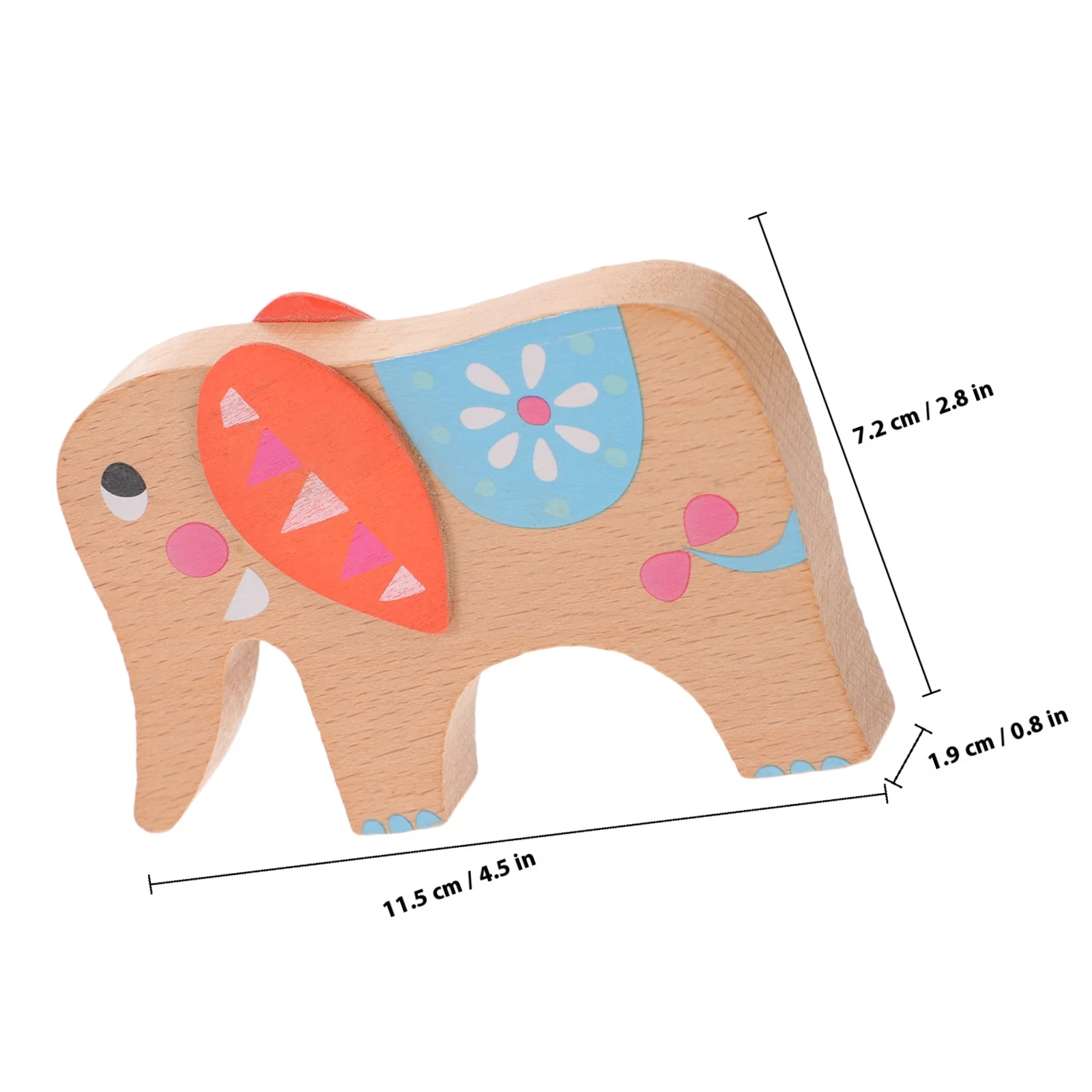 Olifant Balanceerspel Houten stapelblokken Gekleurde stokken Puzzel verbetert de hand-oogcoördinatie Logisch denken Familie