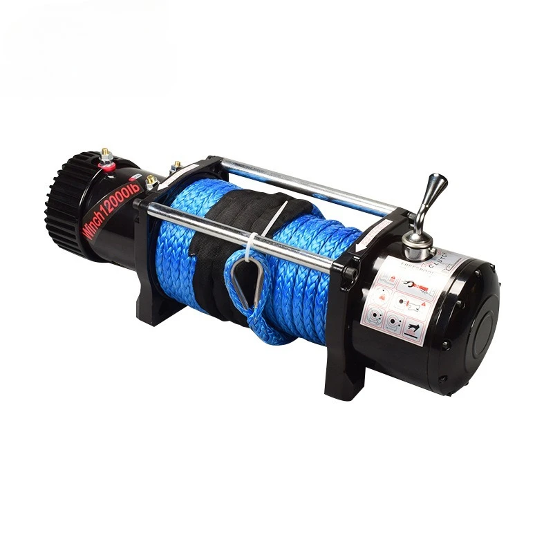 Electric winch 12v vehicle small crane 24v electric hoist hoist off-road vehicle traction self-rescue trailer winch