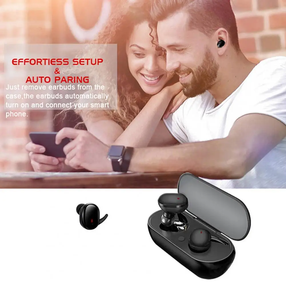 TWS Y30 Wireless Headphones Earbuds Rechargeable High Clarity Touch Control Mini Bluetooth-compatible 5.0 Stereo Earphones