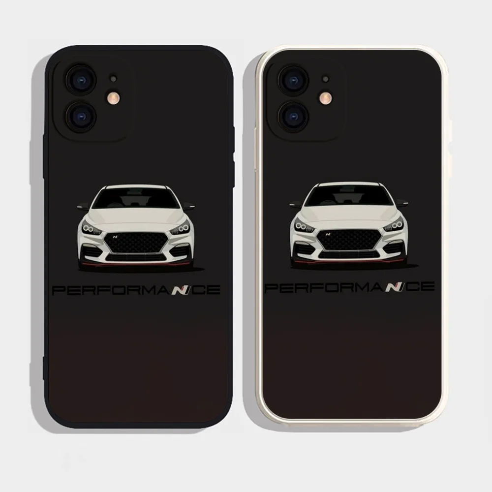 

Epc I30N Blue Car Phone Case Silicone Soft For IPhone 16 15 14 13 12 11 Plus Pro Max Plus