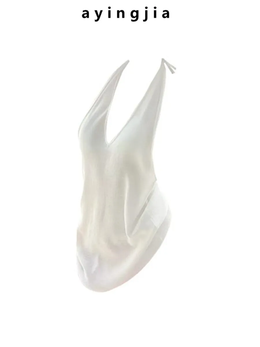 

Классический женский вязаный жилет Bal V-Ne Svel свободного кроя, летний, прозрачный, утягивающий, топ-майка