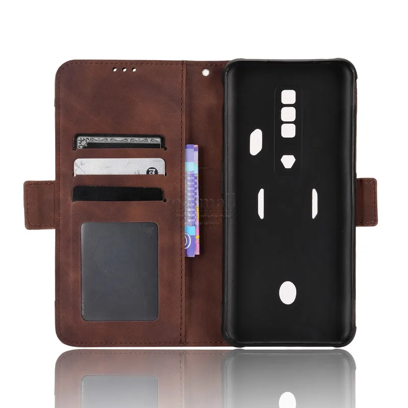 For ZTE Nubia Red Magic 7 / 7 Pro / 7S / 7S Pro Wallet Case Magnetic Book Flip Cover Card Photo Holder Luxury Leather Fundas