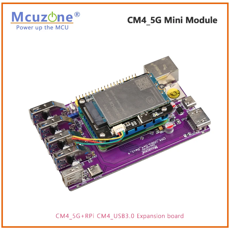 Raspberry Pi CM4_5G LTE Mini Module openwrt ubuntu driver free FM150 RM500U RM500Q SSH RPi 4B eSIM