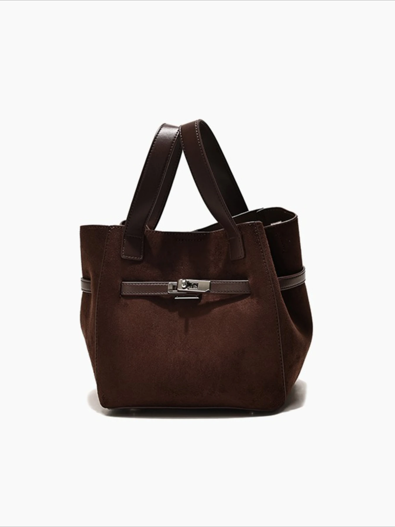 

Осенне-зимняя новая женская сумка-корзина через плечо в стиле ретро Maillard для овощей