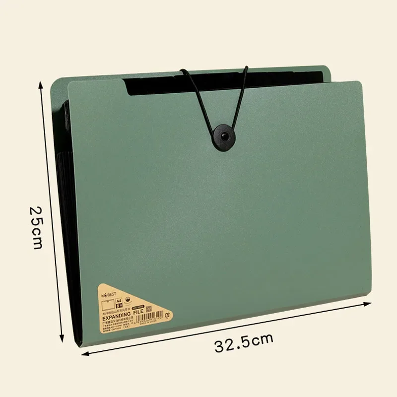 Expandindo File Folder Storage Bag, Multi-Layer, Material de escritório, Test Paper, Desktop Organizer, 8 Camadas, 13 Camadas