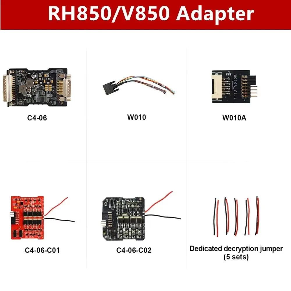 

OBDSTAR MQB All Keys Lost RH850/V850 Адаптер Полный комплект для сброса подушки безопасности, чтения данных IMMO/конкода, приборной панели, BCM, ELV