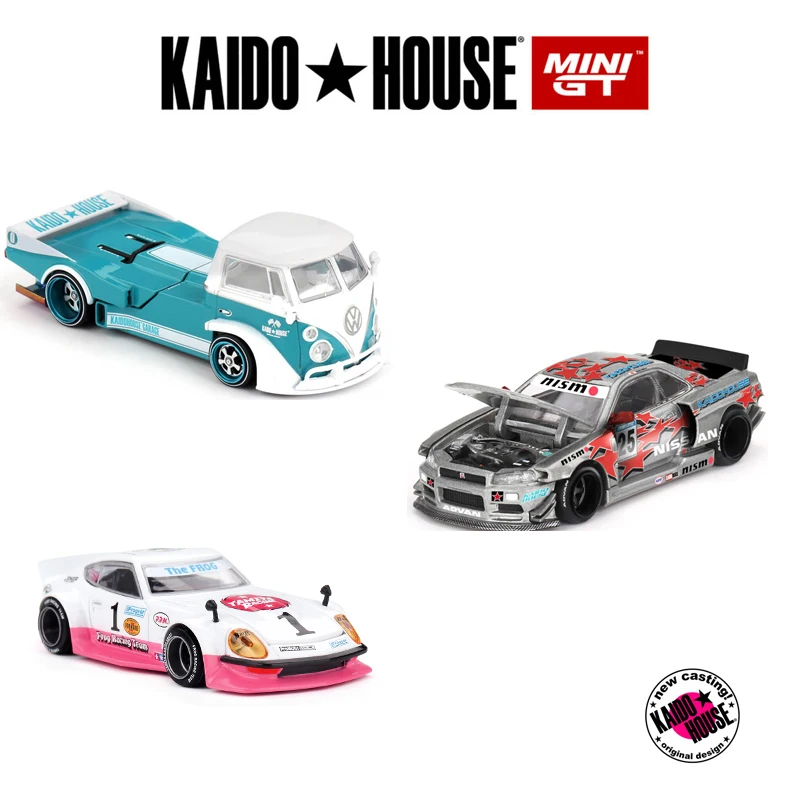 Kaido House MINIGT 1:64 BMW M3 KAIDO WORKS LARRY CHEN V1 USA Exklusives Legierungs-Druckguss-Automodell Geschenk