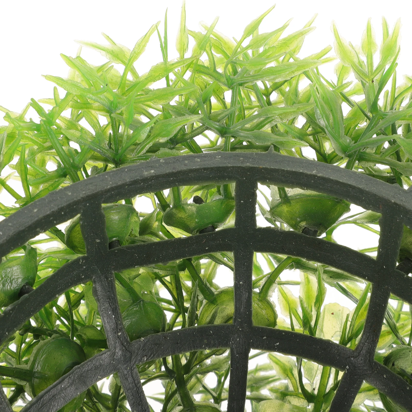 2 قطعة كرات نبات توبياري اصطناعية واقعية العشب الأخضر ديكور معلق للمنزل حديقة داخلي في الهواء الطلق لتقوم بها بنفسك محاكاة المناظر الطبيعية