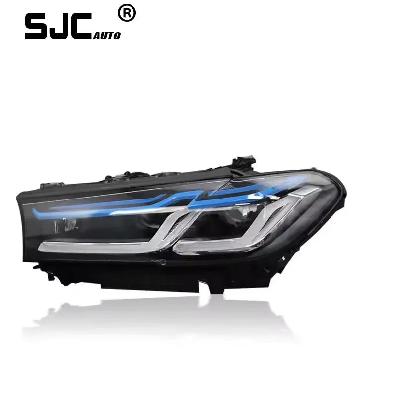 

SJC Auto Car Parts Hot selling Headlight for BMWS 5 Series G30 Headlight assembly old retrofit 21 new Upgrade G38 LED Headlight