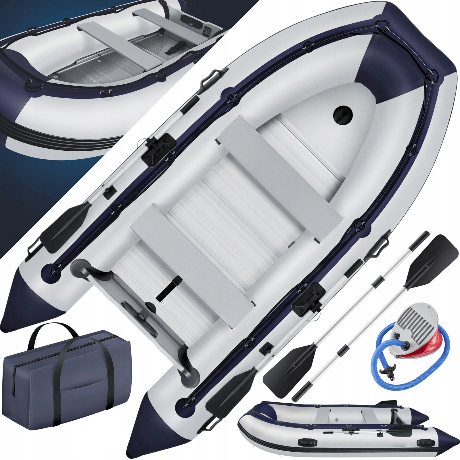 

Надувная складная лодка-каяк из ПВХ для спорта, спасения, серфинга, рыбалки и дрифтинга с педалями – акция!