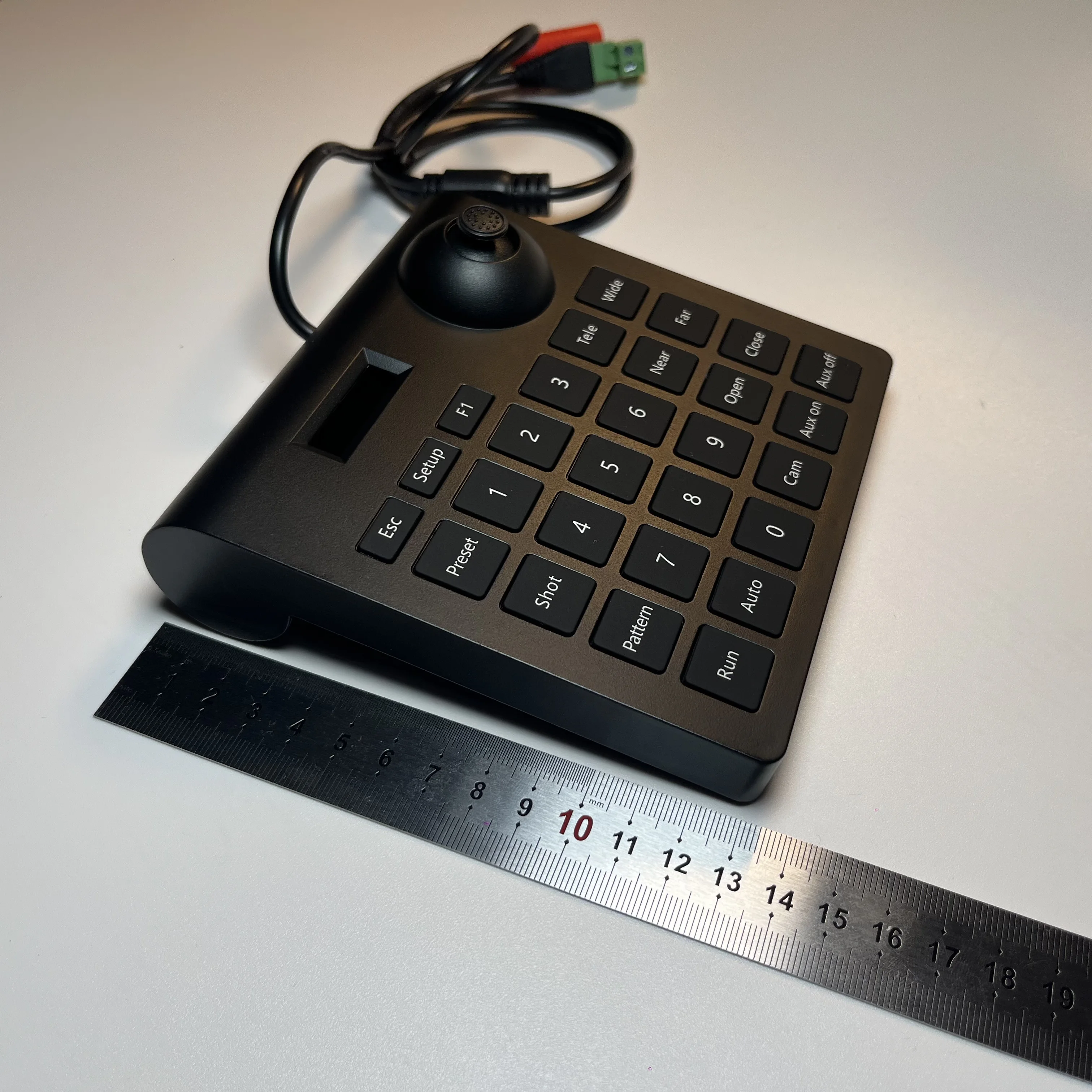 2-Axis Joystick Mini Mobile CCTV Keyboard Controller for Vehicle DVR PTZ Speed Dome Camera Pan Tilt Zoom Preset RS485 Control