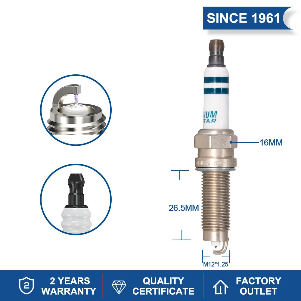 2-8PCS Iridium Candle TORCH LDK7RCIP/A5 Replace for ILZKR7A 101905622 for Audi A8L W12 6.3L CEJ/CTN VW Passat‌ 3.0L CNG