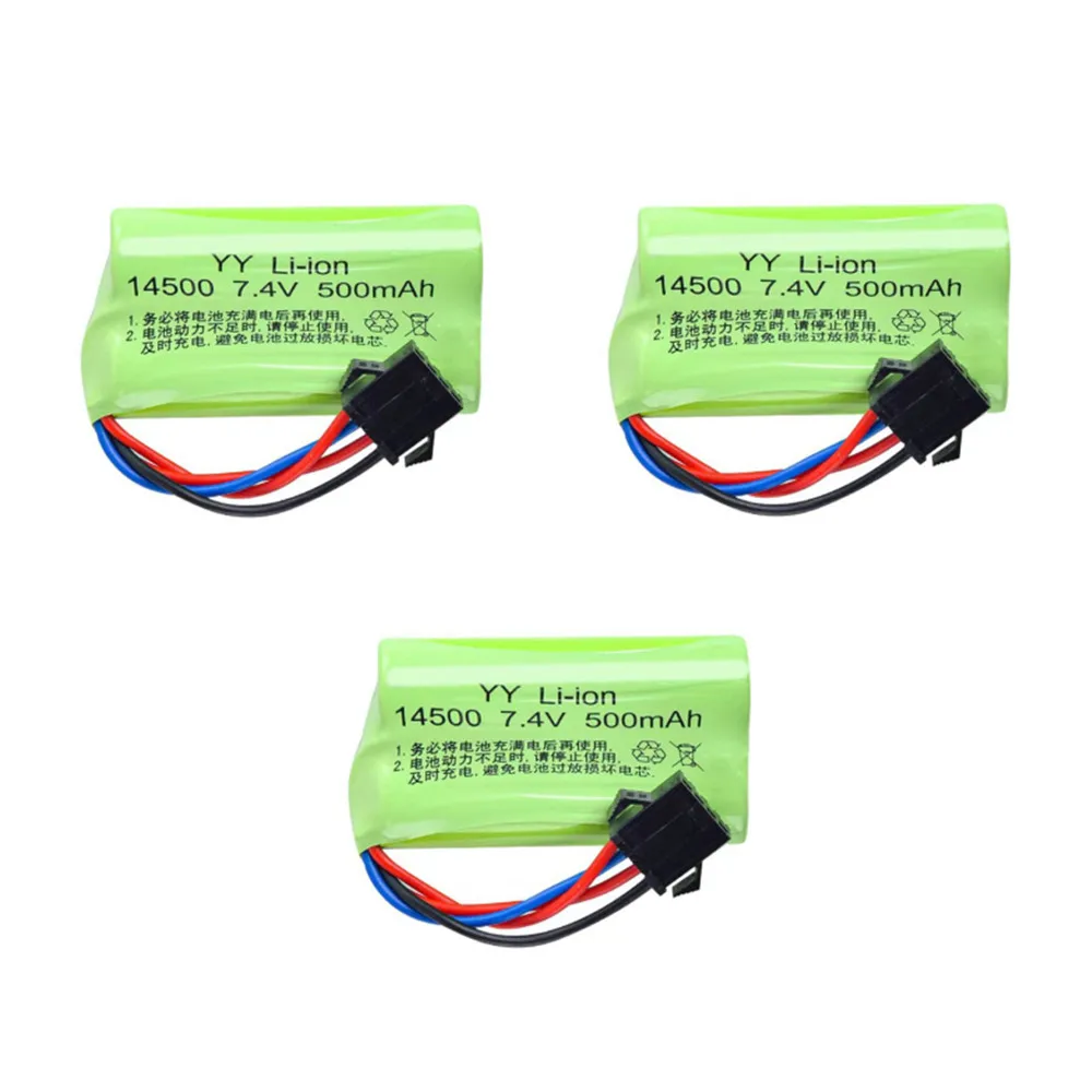 JJRC Q202 RC Car Battery 14500 7.4V 500mAh JJRC Q202 RC Car Spare Q202 Accessories 3