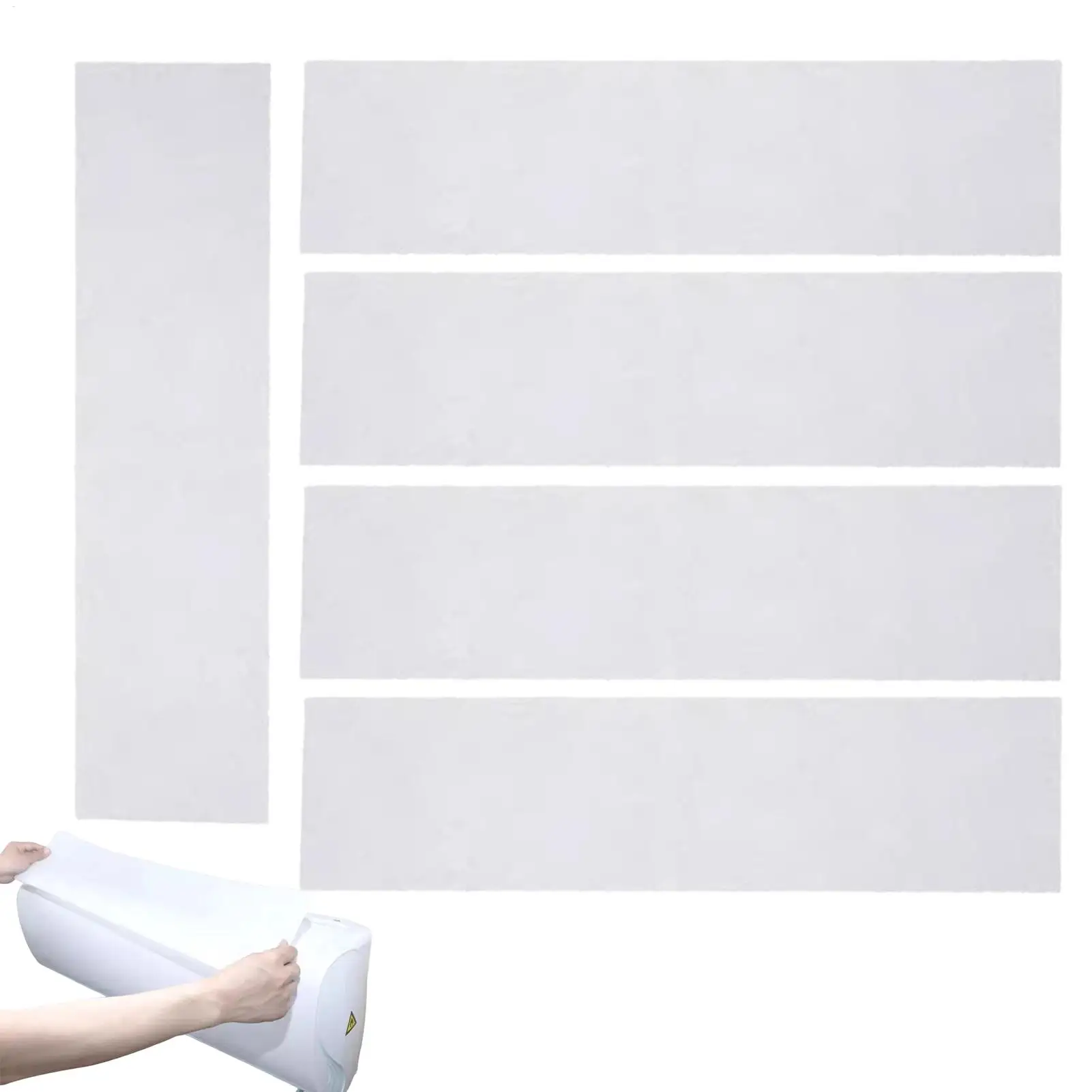 5pcs Air Vent Filters AC filter screen Breathable Protective Nanofibers Air Filter AC Cleaning Kit Air Vent Dust Filter Paper