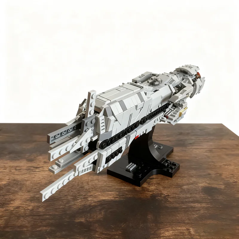 708pcs MOC Aliens USS Sulaco Midi Scale Icons Model Building Blocks Architecture Toys Christmas Gift DIY Creative Idea Birthday