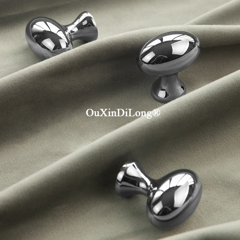 Luxury 10PCS Solid Brass Pigeon Eggs Furniture Knobs Drawer Knobs Cupboard Wardrobe Closet Dresser TV Wine Cabinet Pulls Knobs