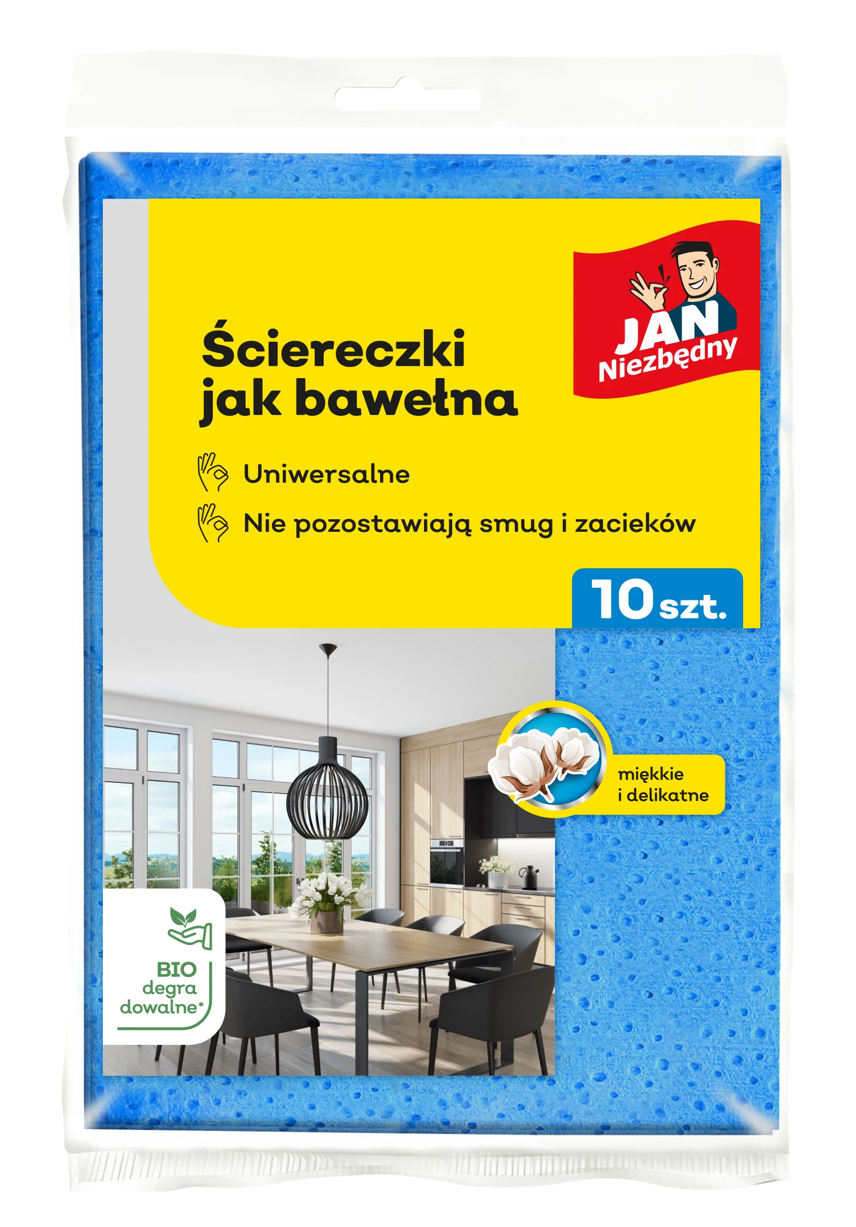 JN Reinigingsdoekjes Katoenachtig 10 Stuks Multifunctioneel voor Huis, Keuken, Badkamer, Stofzuigen, Moderne Praktische Betrouwbare Compacte Stijlvolle Ontwerp Eenvoudige Multifunctionele Dagelijkse