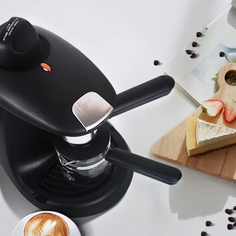 semi-automatic espresso machine steam type coffee machine household freshly brewed coffee maker