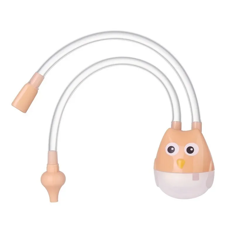 Newborn Baby Nasal Aspirator Mouth Suction Type Nasal Absorption Cleaner for Infant Anti-reflux Silicone Booger Suction Pipe