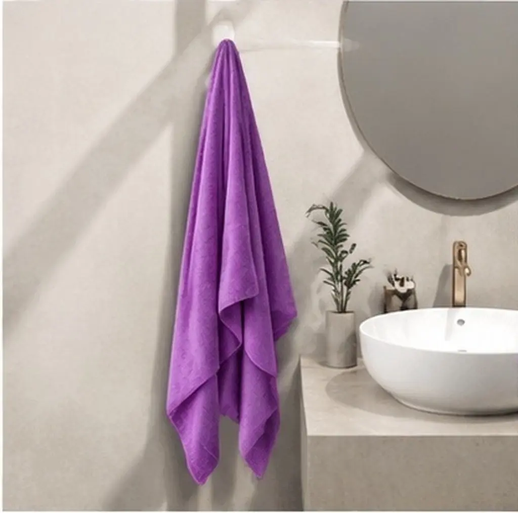 180x80cm Durable Bath Towel First-Class Quality Quick-Drying Beach Gym Yoga Washcloth Purple Beauty Salon Bath Towel