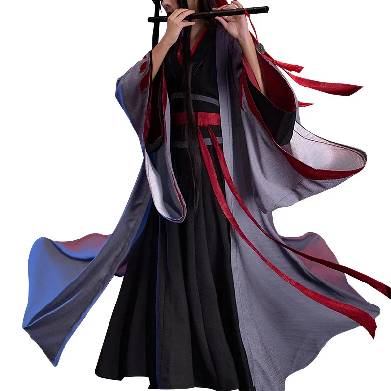 DY20Großmeister der dämonischen Kultivierung Yi Ling Ancestor Wei Wuxian Cosplay Kostüm Anime alten Stil Han Fu Halloween25
