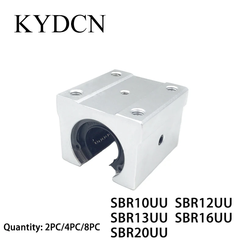 

SBR10UU SBR12UU SBR13UU SBR16UU SBR20UU Linear Ball Bearing Block Linear Slider For CNC Router SBR Linear Guide Rail