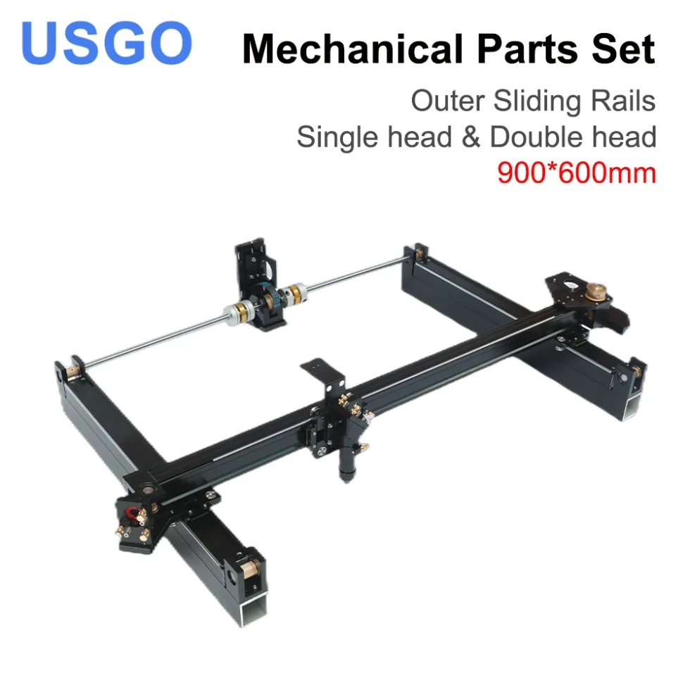 

USGO Mechanical Laser External Slide Kits 900mm*600mm DIY CO2 Laser 9060 For CO2 Laser Engraving Cutting Machine