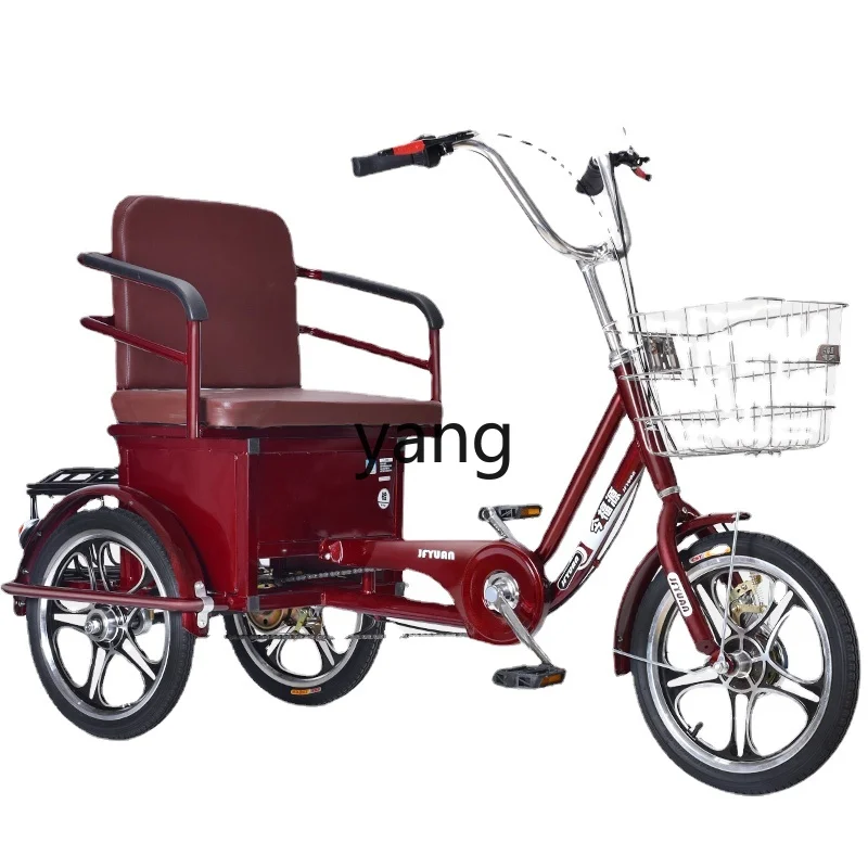 

Yjq Elderly Tricycle Anti-Rollover without Special Scooter for the Elderly Eight-Shaped Wheel Small Double