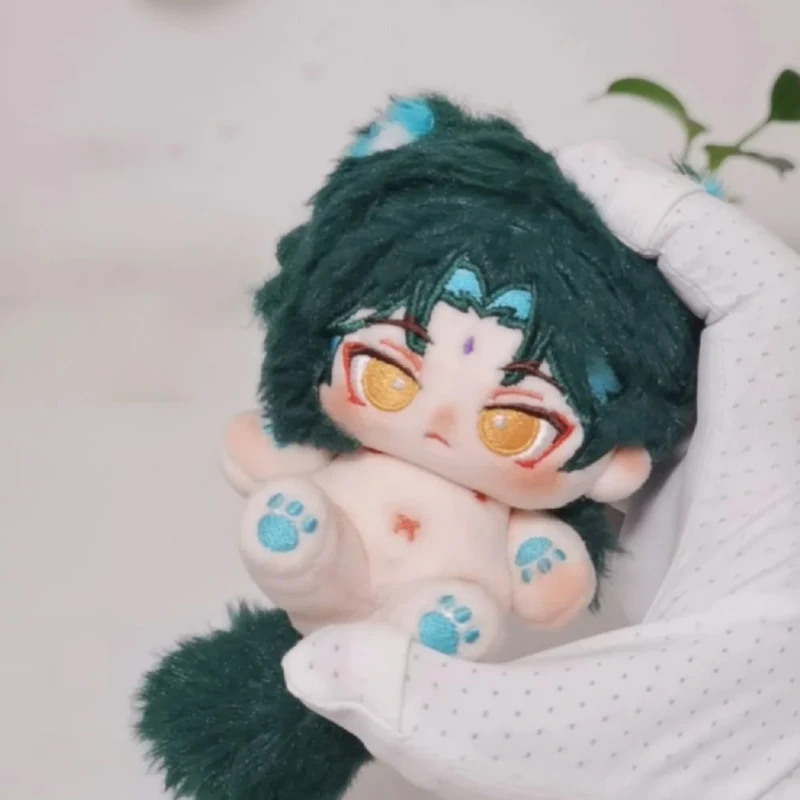 

Anime Game Genshin Impact Xiao Property Cosplay 10CM Xmas Gift Cartoon Decorate Cute Cotton Plush Printed Figure Doll