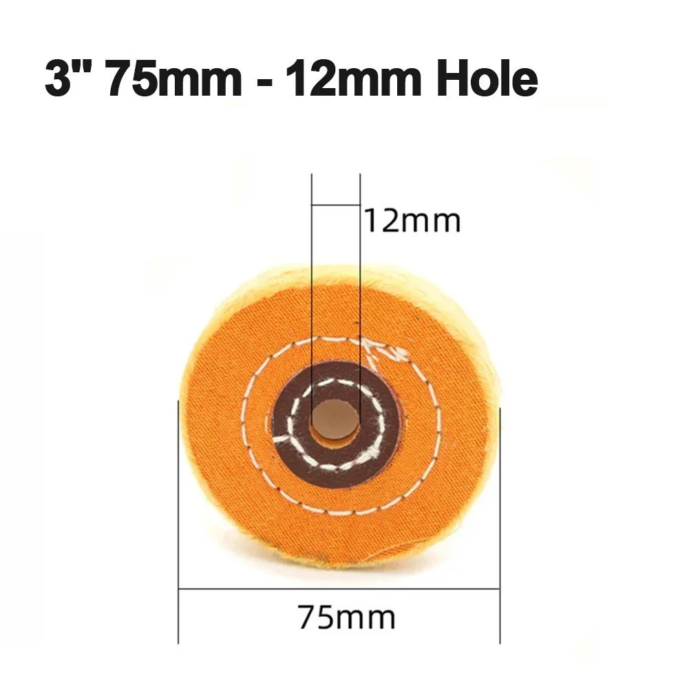 Imagem -05 - Polegada Pano Polimento Roda Ângulo Moedor Roda de Polimento para Ouro Prata Jóias Espelho Polimento Roda Ferramentas Abrasivas 1pc 25