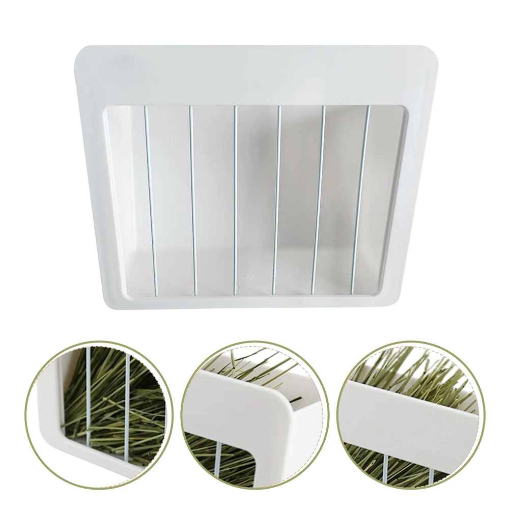 

Guinea Pig Hay Feeder Cage Dispenser Large Capacity Storage Holder for Bunny Chinchilla Small Pets Food Slow