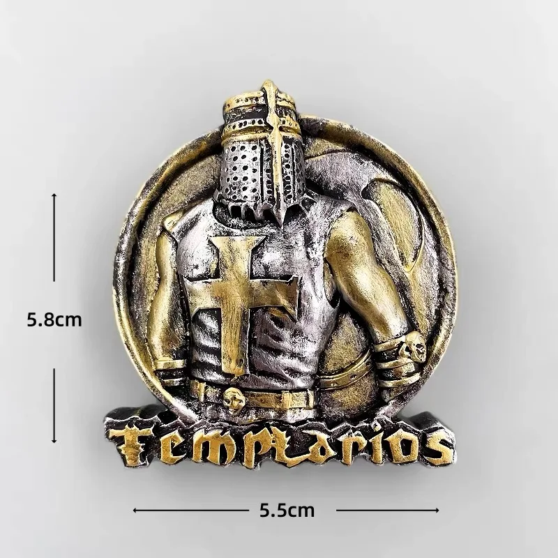 3D Resin Malta Knight Templar Fridge Magnet  Malta Travel Souvenir Refrigerator Sticker for Home Decor & Gift