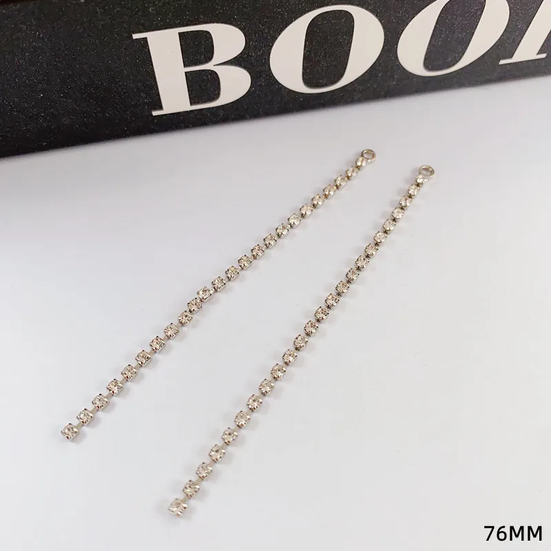 10pcs Handmade Silver Color Earrings Pendnat Chain Earrings Jewelry Connectors for Diy Jewelry Making Findings Earrings Making