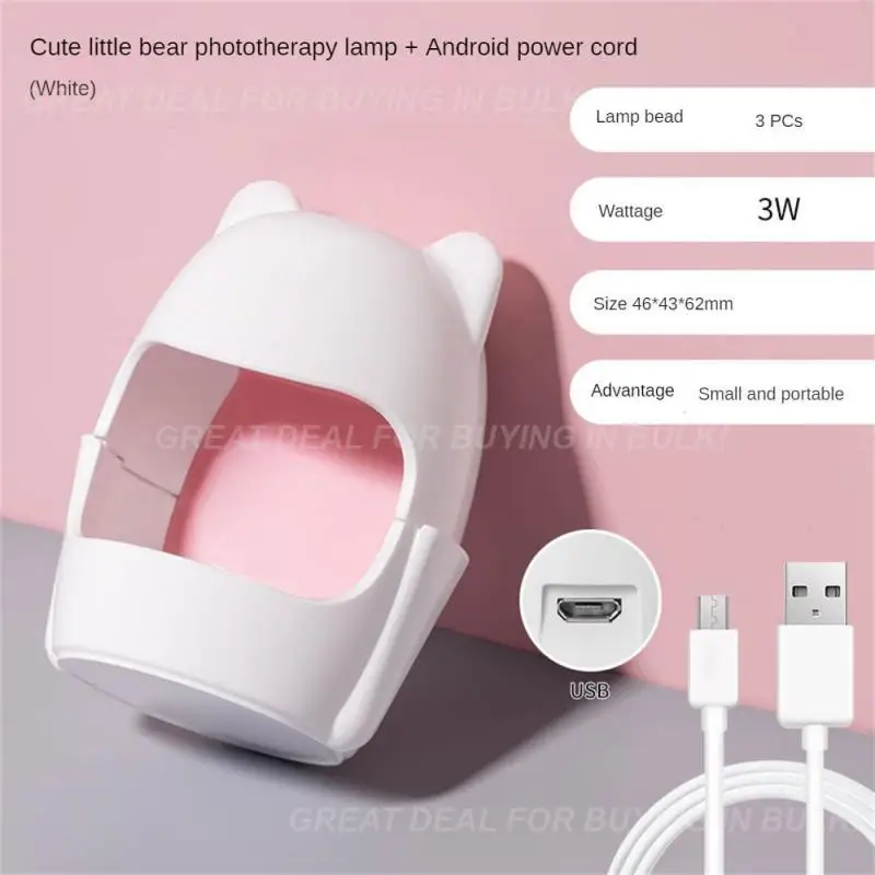 Quick Drying Nail Phototherapy Lamp Usb Charging Nail Enhancement Lamp Mini Portable Nail Drying Lamp Led Lamp For Nails