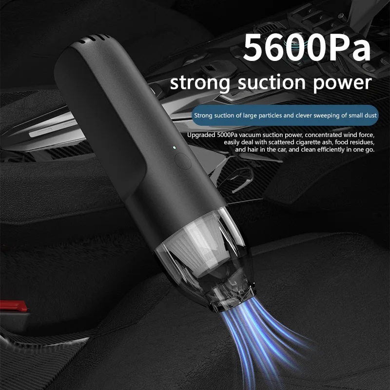 Portable Handheld Car Vacuum Cleaner With Usb Charging Suitable For Both Home And Car Use Wireless Car Vacuum Cleaner