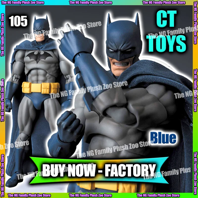 جديد حار CT اللعب باتمان هش مافيكس 105 النسخة الزرقاء النسخة السوداء تيار مستمر بات رجل أنيمي عمل الشكل تمثال نموذج تمثال الهدايا اللعب #1