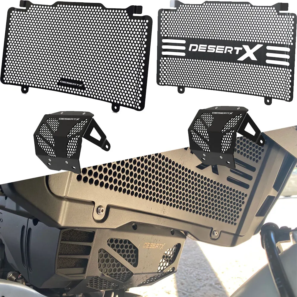 

Motorcycle Radiator Grille Covers Protection Oil Cooler Grill Guard Protector For Ducati DesertX DESERT X 2022 2023 Accessories