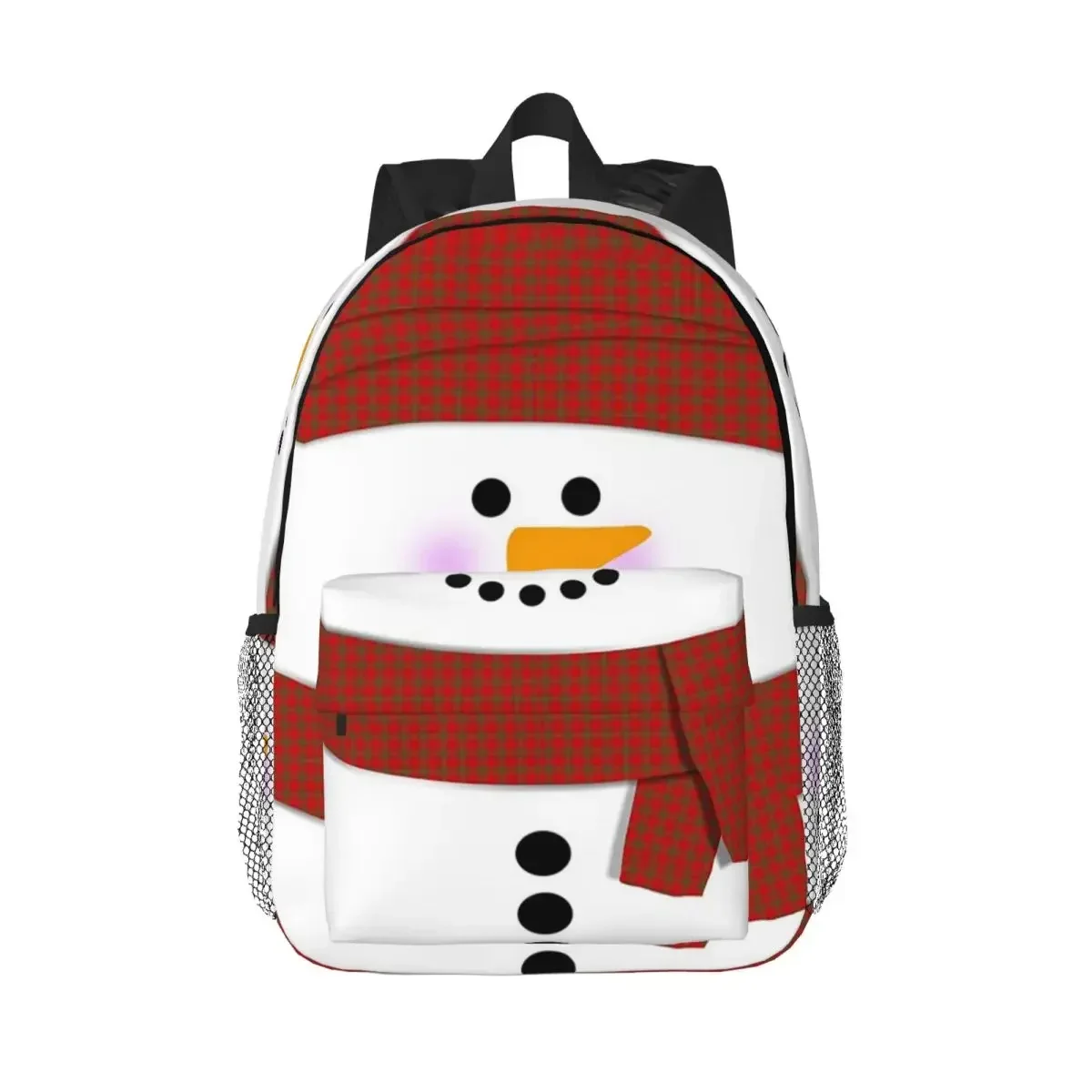 

Красный снеговик, рождественский стиль, снежный рюкзак, Лидер продаж, рюкзак для мальчиков и девочек, сумка для книг, сумки на плечо для мужчин, женщин, детей, школьная сумка